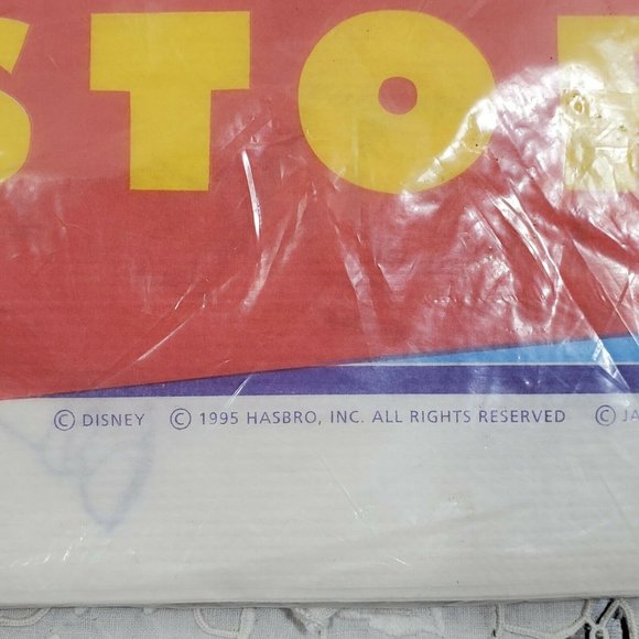 Hallmark Toy Story Table Cover Cloth 54x89.5" paper Vintage New 1995 collectible - Picture 6 of 9